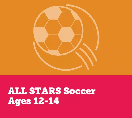 ALL STARS Soccer Logo; Ages 12-14