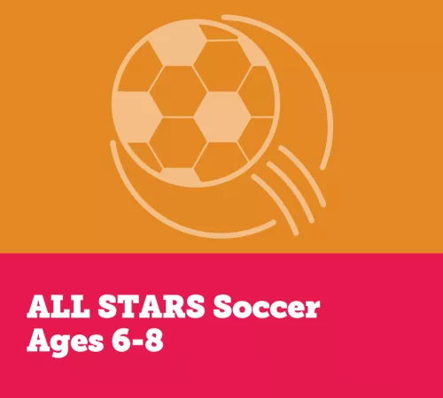 AlL STARS Soccer Logo; Ages 6-8