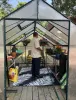 A display of the youth's beautiful green house! They did a great job putting it together and making it their own!